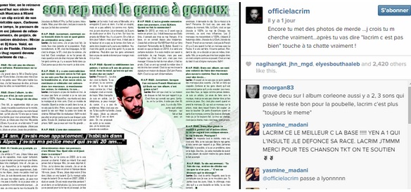 Lacrim clash le magazine Rap/R&B !