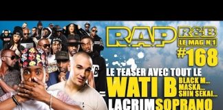 Black M, Maska, Lacrim et Soprano dans le Teaser R.A.P. R&B 168
