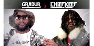 Gradur feat Chief Keef sur L’homme au Bob