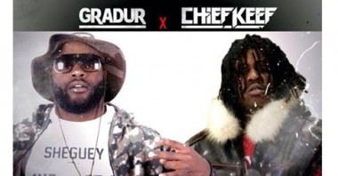 Gradur en feat avec Chief Keef sur L'homme au Bob