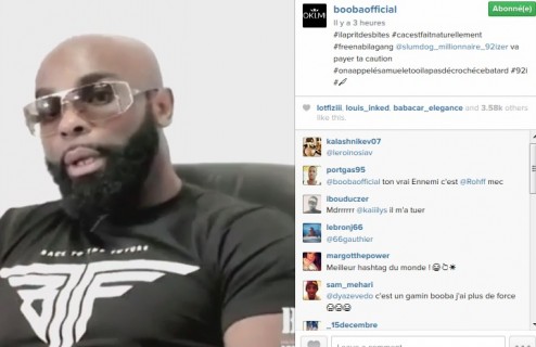 Booba continue de s'attaquer à Kaaris sur Instagram !