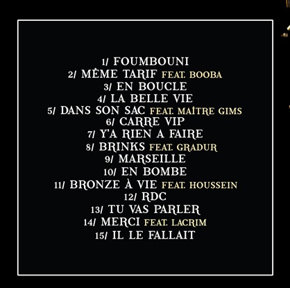 Booba, Gradur, Maitre Gims et Lacrim, Alonzo dévoile la tracklist de son album