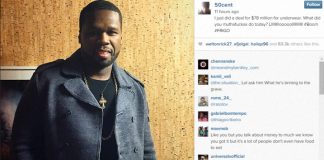 50 Cent signe un contrat de 78 millions de dollars avec FRIGO Underwear