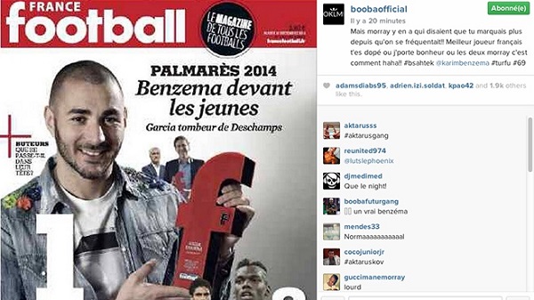 Booba répond à Rohff au sujet de Karim Benzema