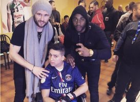 Gradur pose avec Yohane Cabaye du PSG (Photos)