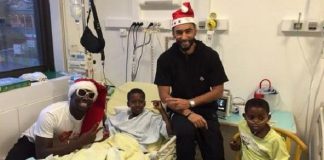 La Fouine rend visite aux enfants malades !