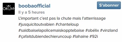 Booba s'attaque une nouvelle fois à Said Taghmaoui sur Instagram