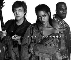 Rihanna en feat avec Kanye West & Paul McCartney sur FourFiveSeconds