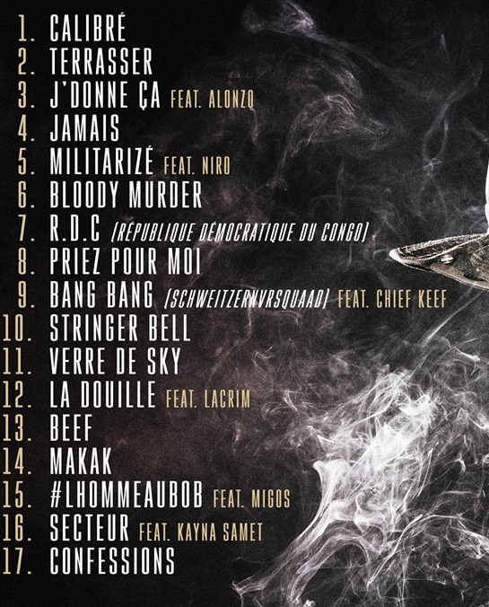 Gradur dévoile la tracklist de L'Homme Au Bob !