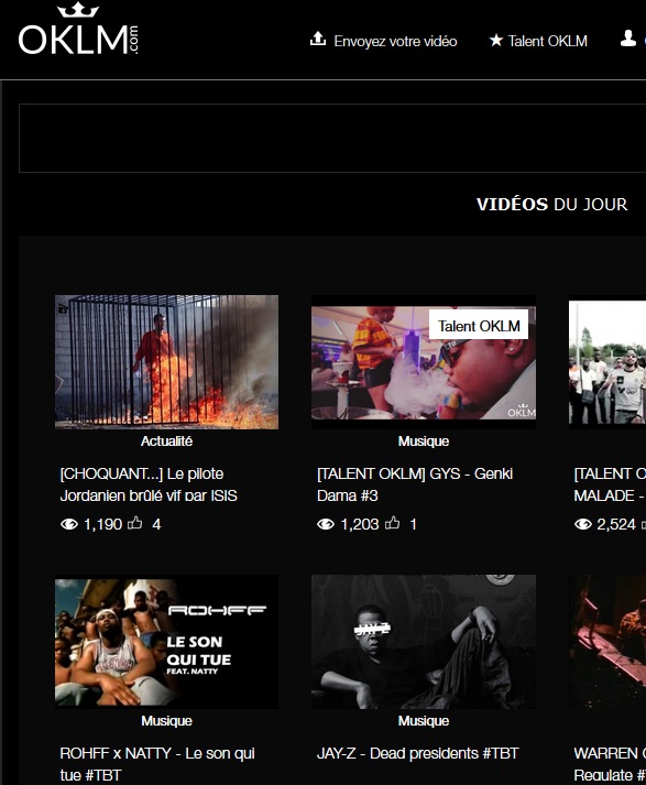 Booba publie le clip de Rohff sur OKLM !