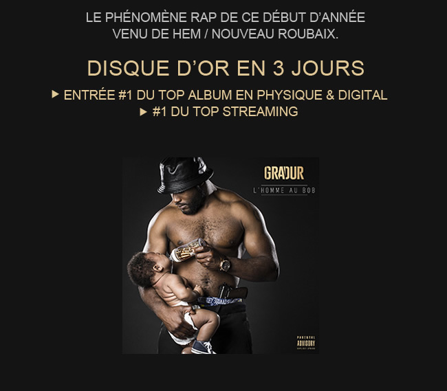 Gradur : les ventes de L'Homme Au Bob dévoilées