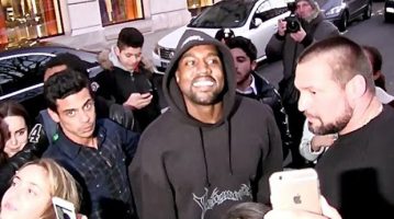 Un rappeur surprend et interpelle Kanye West dans les rues de Paris !