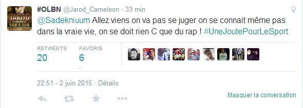 Nouveau clash entre Jarod & Sadek !