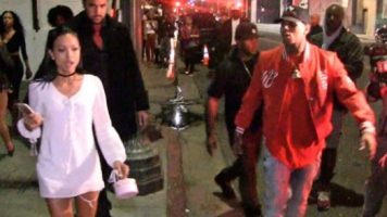 Chris Brown s'embrouille avec Karrueche à la sortie d’une boite !!