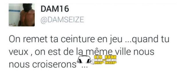 Dam16 remet la ceinture en jeu contre Booba !