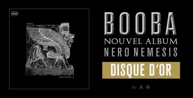 Booba remercie ses fans pour son nouveau Disque D'Or