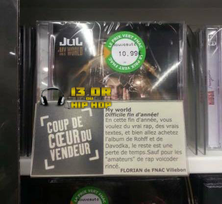 Jul clashé par un vendeur de la FNAC !