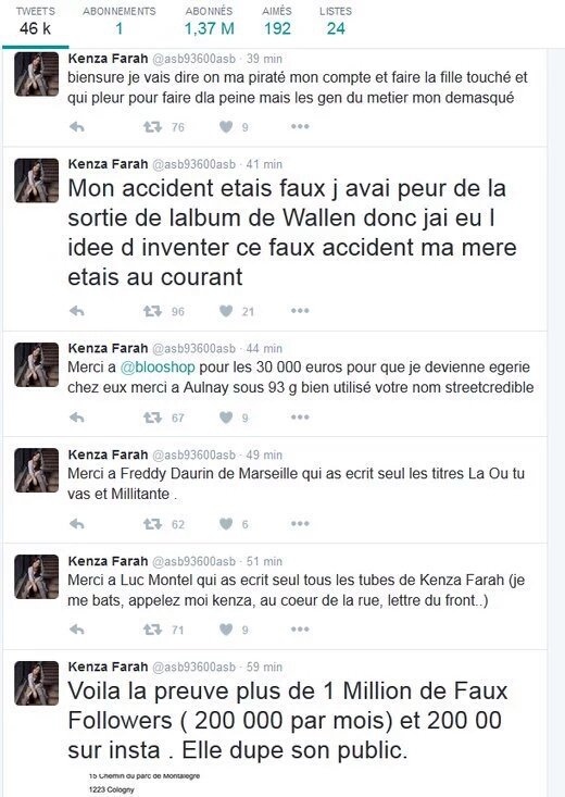 Kenza Farah répond à la polémique après la piratage de son compte Twitter