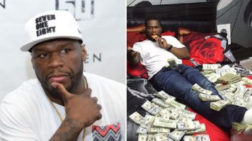 50 Cent révèle qu'il pose avec des faux billets sur ses photos !!