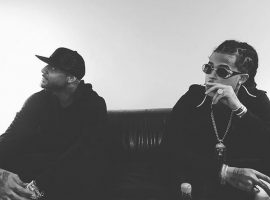 Booba en feat avec Kalash sur les titres : Rouge et bleu