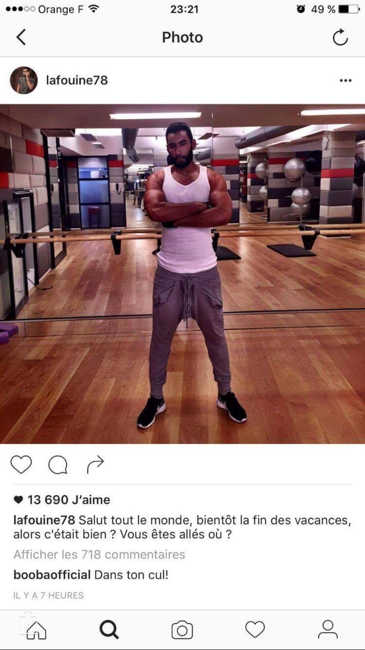 Booba se moque de La Fouine sur sa dernière publication Instagram !