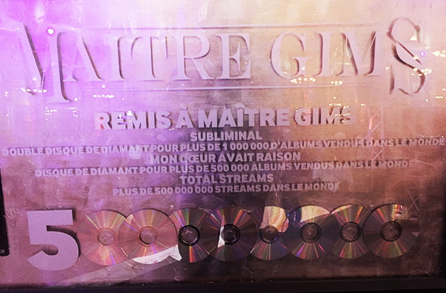 Maitre Gims : son album M.C.A.R est Disque de Diamant