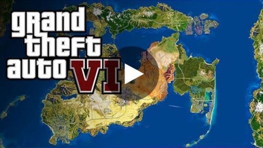 GTA 6 : la map avec toutes celles des anciens GTA