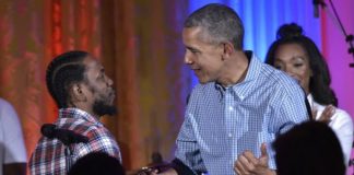 Barack Obama rappe sur Alright » de Kendrick Lamar ! (Vidéo)