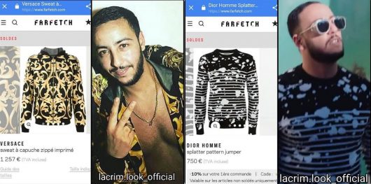 Lacrim : Uun compte Instagram décrypte les looks du rappeur ! (Photos)