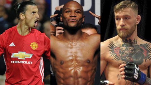 Zlatan prêt à envoyer Floyd Mayweather et Conor McGregor à l'hopital !