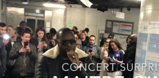 Maitre Gims répond à la polémique avec un concert surprise gratuit dans le métro !