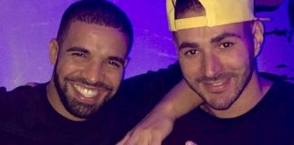 Karim Benzema rencontre Drake et lui dédicace un maillot !