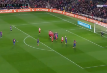 Lionel Messi : la vidéo de son coup franc génial contre Gérone