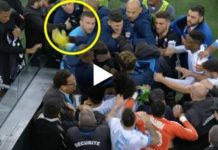 Anthony Lopes frappe violemment un dirigeant Marseillais après OM-OL (Vidéo)