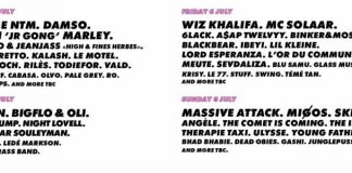 Niska, Damso, NTM, Vald, Orelsan au festival Les Ardentes 2018