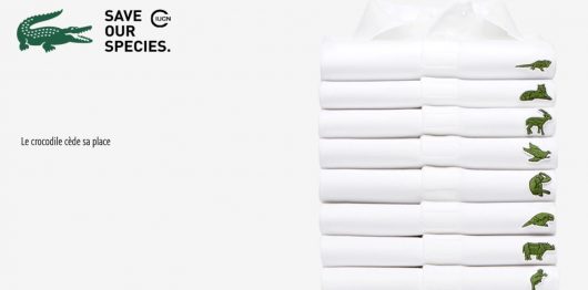 Lacoste modifie son célèbre logo pour sauver les espèces en voie d’extinction