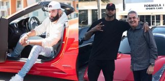 La Fouine pose dans une Ferrari, Booba l’insulte et se moque de lui !