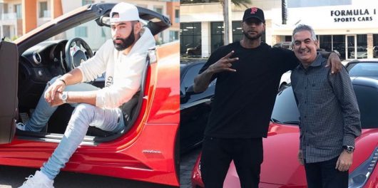 La Fouine pose avec une Ferrari, Booba se moque de lui ! (Photos)
