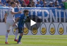 Zlatan Ibrahimovic frappe un adversaire en plein match et se fait expulser !