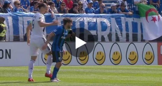 Zlatan Ibrahimovic frappe un adversaire un plein match et se fait expulser !