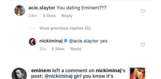 Nicki Minaj en couple avec Eminem ? Il répond !