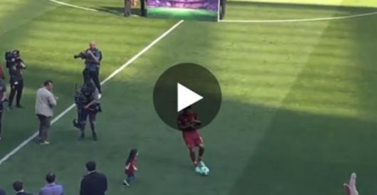 Mohamed Salah : L'attitude de sa fille a ambiancé et fait hurler Anfield !