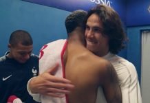 Cavani : sa superbe attitude avec les Bleus après l’élimination de l’Uruguay (Vidéo)