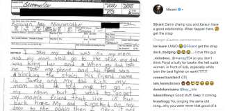 50 Cent affirme que Floyd Mayweather bat sa femme en postant un document pour le prouver !