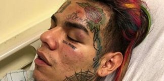 6ix9ine kidnappé et battu par 3 individus armés, le rappeur finit à l’hôpital !