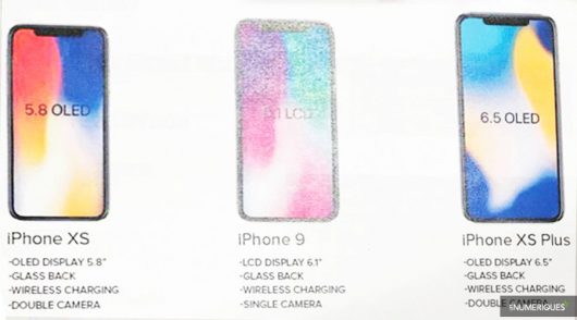 Apple va très bientôt dévoiler 3 nouveaux iPhone : le 9, le XS et le XS Plus !