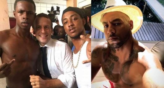 Booba se moque de Emmanuel Macron avec un jeune faisant un doigt d'honneur !