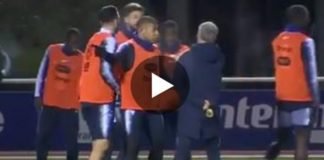 Mbappé, Deschamps, les Bleus s’embrouillent à l’entrainement pour savoir qui a gagné !