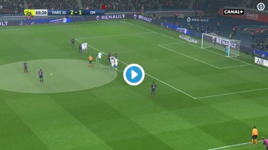 Di Maria : son incroyable coup franc face à l'OM pour le but du 3-1