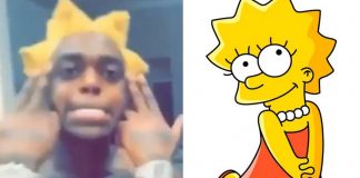 Kodak Black se fait la coupe du Super Sayan mais ressemble à Lisa Simpson !